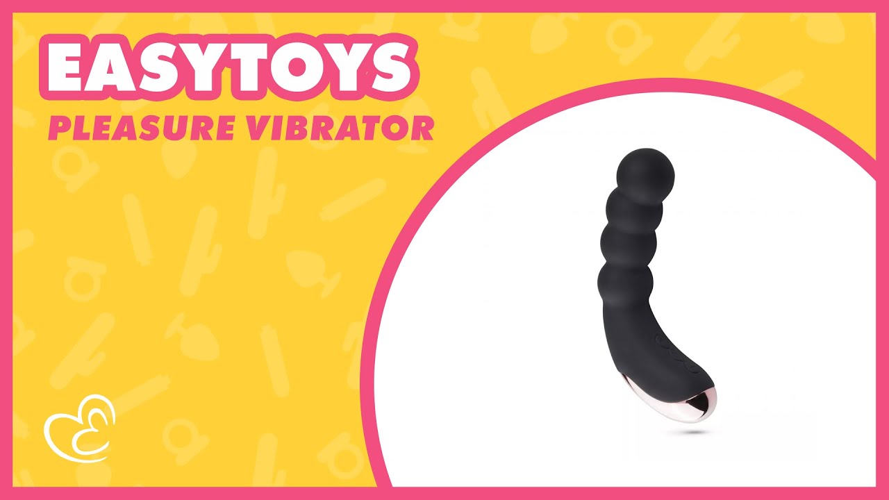 EasyToys Pleasure Me Vibrator – Ribbed & Bent Design for Maximum Sensations 💗 EasyToys