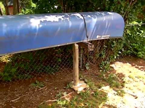 Canoe Storage Rack- Cheap and easy to build - YouTube