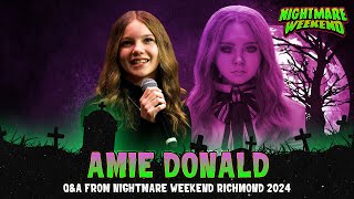 Amie Donald – Fragen und Antworten | Nightmare Weekend Richmond 2024