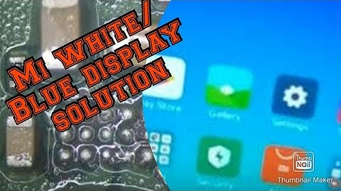 MI5A Blue/White Display No Graphic solution