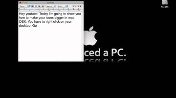 How To Re-Size Your Icons In Mac OSX