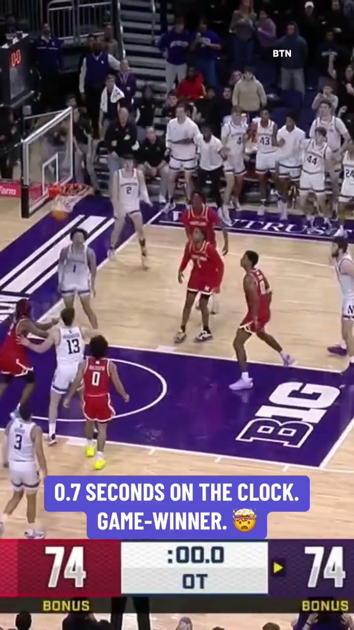Northwestern wins in overtime at the buzzer ?