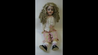 aoyama1161 Antique German Handwerck 119 13 Bisque Head Doll 28 tall #DE184