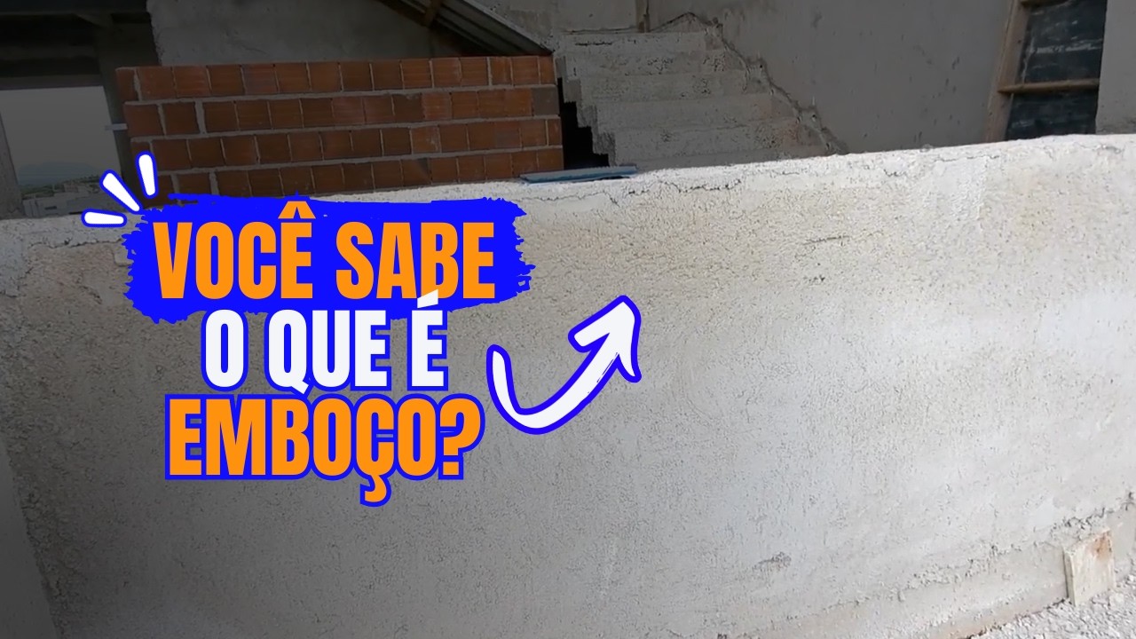 EMBOÇO ou REBOCO? Entenda a diferença! - YouTube