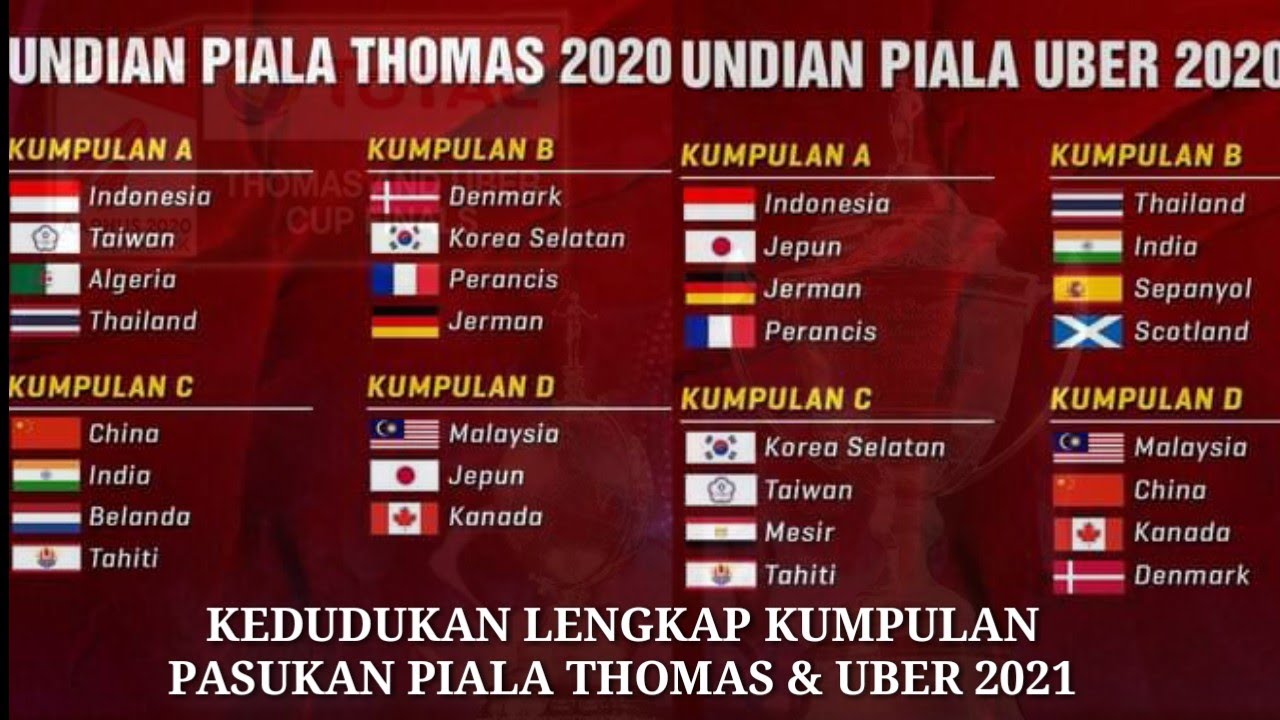 Piala thomas 2021 malaysia vs indonesia