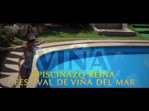 VIDEO HD : Piscinazo de Jhendelyn Núñez Reina del Festival de Viña del Mar 2015.