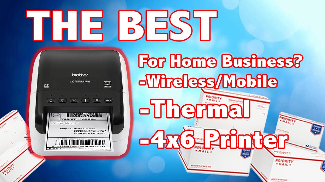Best Price on  for Bluetooth Connected Label Printer. 4x6 AJG3 Commercial Grade High Speed Label Printer Bluetooth Thermal Label Printer 