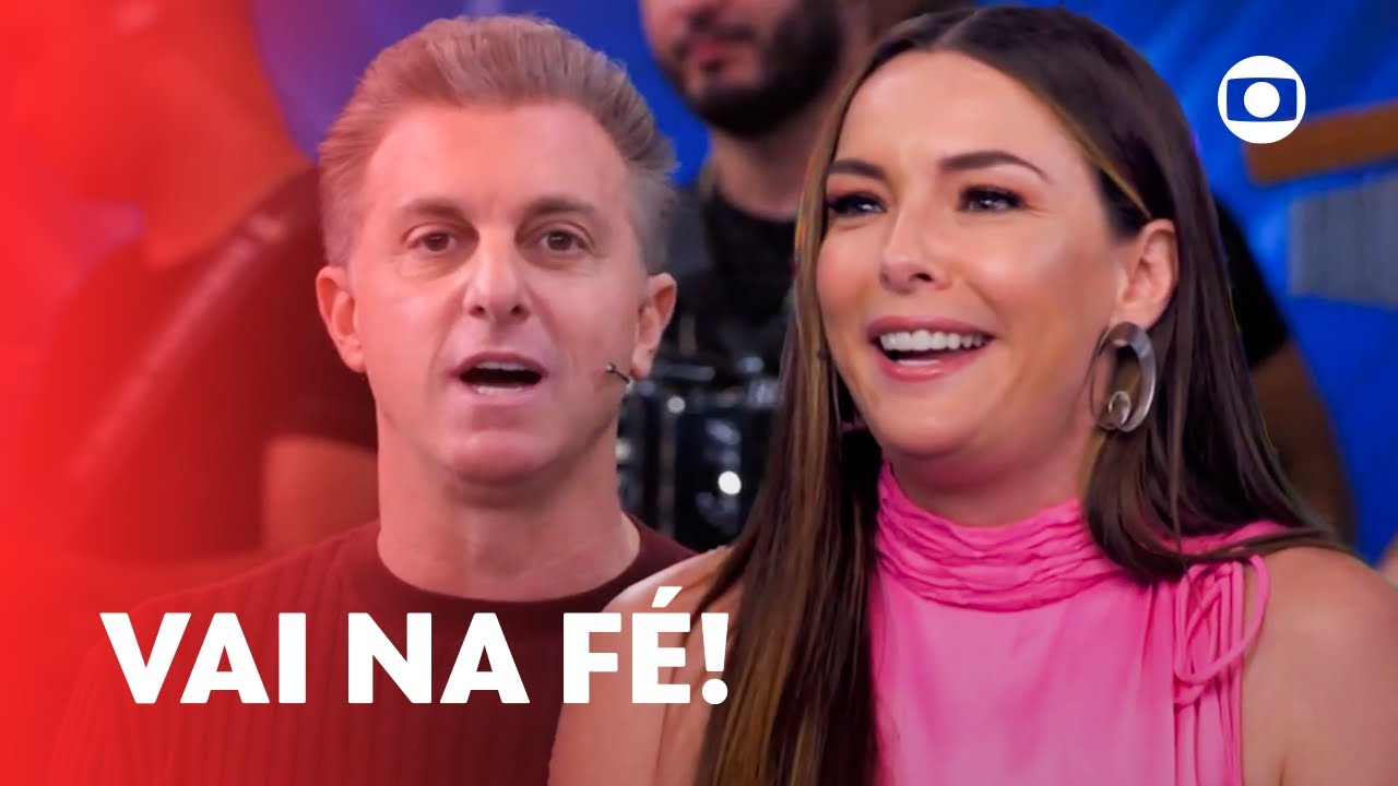 Estreia! ✨ Regiane Alves comenta sobre sua personagem e a trama de Vai Na Fé! | Domingão | TV Globo