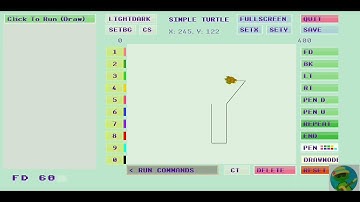 How to draw letter Y on Simple Turtle Logo