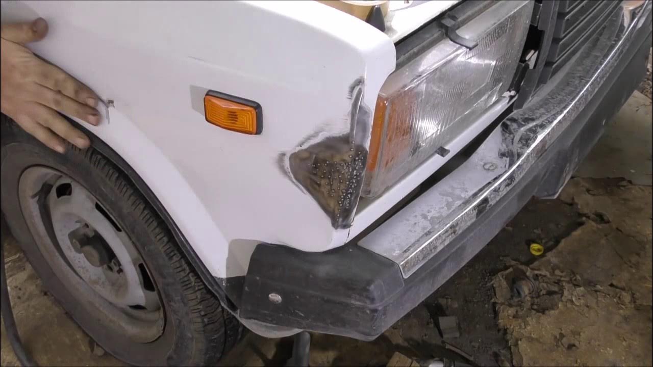 Крыло Lada 21074, 1,6 л, 2009 года кузовной ремонт DRIVE2