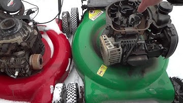 How to test for compression without tools on lawnmower engine