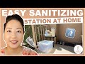 How to Organize a Sanitizing Station at Home