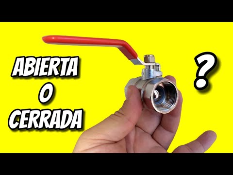 Video: ¿Cómo saber si la válvula de una caldera está abierta o cerrada?