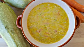 Zucchini Soup recipe ,without blender .