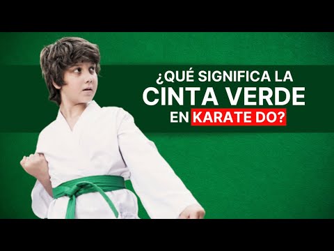 Que Significa La Cinta Verde En Karate Do Youtube