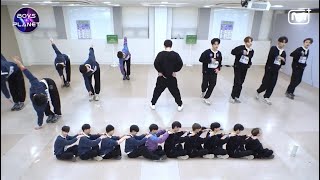 the boys planet zoom and ggang practice room is chaotic