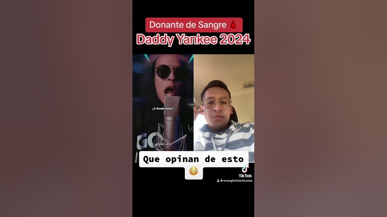 Que opinan de esto ? Daddy Yankee - Donante de Sangre 🩸#daddyyankee #donantedesangre #evangelista