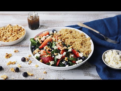 Sommersalat med quinoa