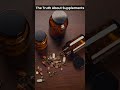 The Truth About Supplements: What Actually Works