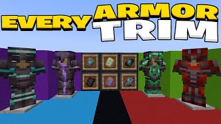 All Trims in Minecraft 1.20: A Complete Visual Guide