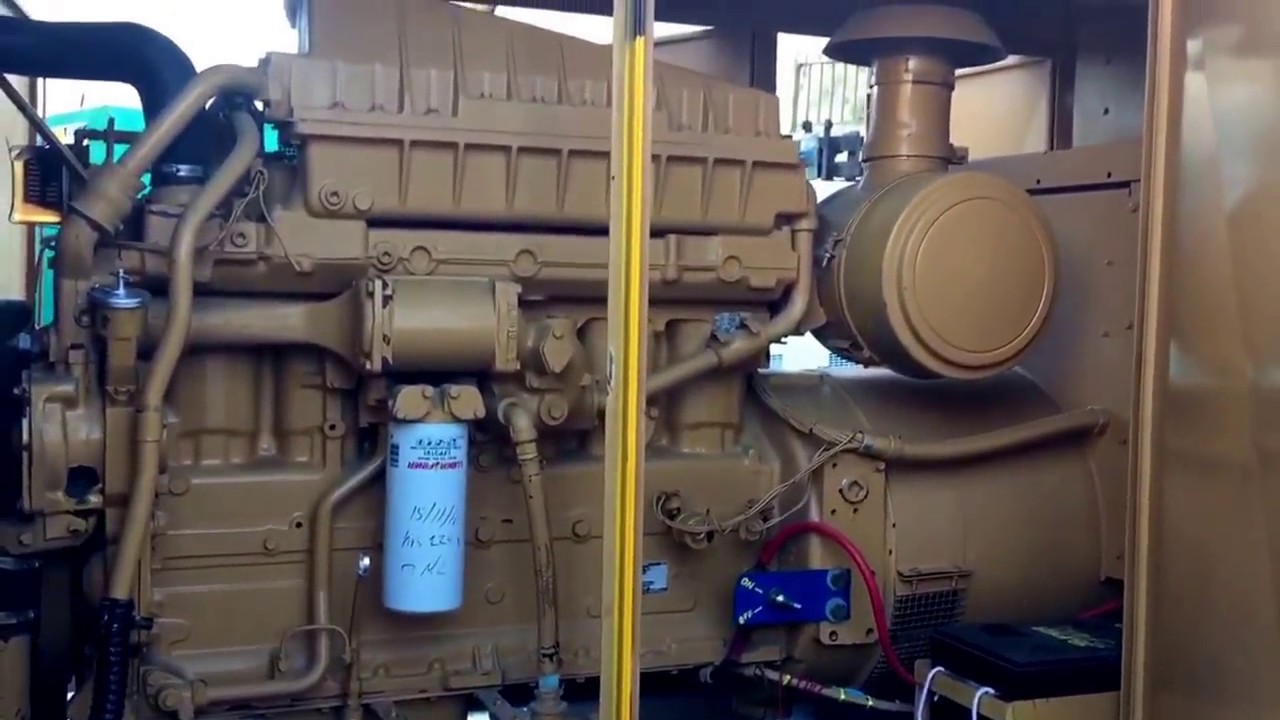 CAT 180 kW portable diesel generator - YouTube