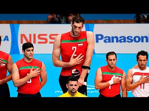 Morteza Mehrzad | 2 m 46 cm The tallest volleyball player in the world |  Paralympic Games Rio 2016