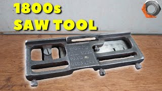 Rare Saw Tool Restoration and Tutorial from the 1800s