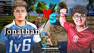 Jonathan 1v6 in a tournament 🔥😱 || @JONATHANGAMINGYT vs Carnival Gaming 🔥 #jonathangaming #bgmi