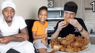 Mountain of Extra Crispy Fried Chicken Challenge13,500 Calories(Reaction)