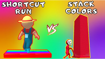 Shortcut Run vs Stack Colors - Gameplay Walkthrough Part 1 - Level 1-9999 All Level (iOS,Android) #4