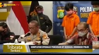 KOMPLOTAN SPESIALIS PENCURAIN HP BERHASIL DIRINGKUS POLISI