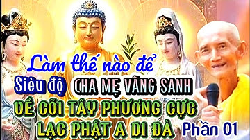 Làm thế nào để SIÊU ĐỘ cha mẹ VÃNG SANH cõi CỰC LẠC của PHẬT A DI ĐÀ - Phần 01 - HT THÍCH GIÁC KHANG