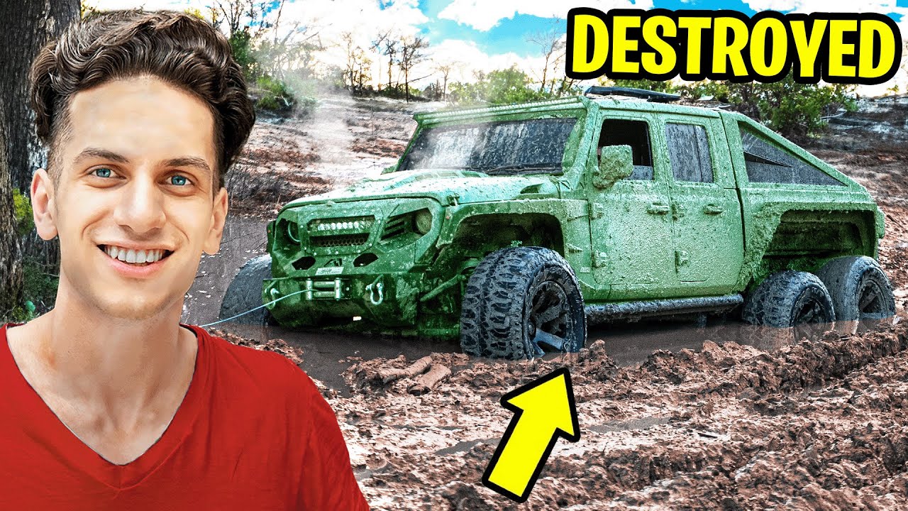 I Destroyed My 6X6 MONSTER TRUCK - Day 2