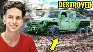 I Destroyed My 6X6 MONSTER TRUCK - Day 2 by Moose TV 5,291 views 8 months ago 6 minutes, 17 seconds