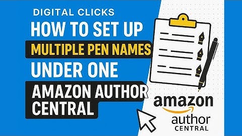 How to Setup Multiple Pen Names Under One Amazon KDP Author Central | Step - by - Step