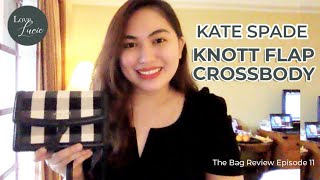 THE BAG REVIEW: KATE SPADE KNOTT FLAP CROSSBODY IN GINGHAM | WHY IS IT  PERFECT FOR TRAVELING - YouTube