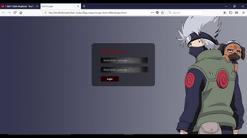 Membuat form login transparan dengan html dan css
