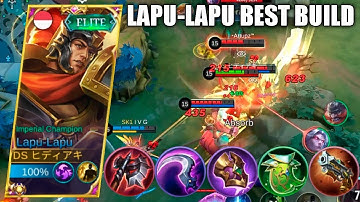 LAPU-LAPU BEST BUILD 2023 | TOP GLOBAL LAPU-LAPU | MLBB