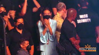 Olivia Wilde dancing at Harry Styles 'Love on Tour' concert in Las Vegas