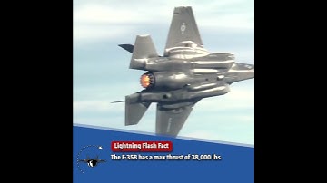 F-35B Max Thrust Lightning Flash Fact