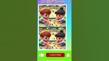 Find 5 Differences ☀️ #shorts #findthedifferences #puzzle