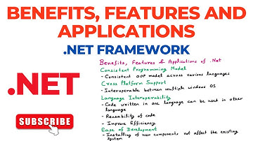Benefits, Features and Applications of .Net Framework