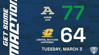 MBB Condensed Game: Akron 77, Central Michigan 64