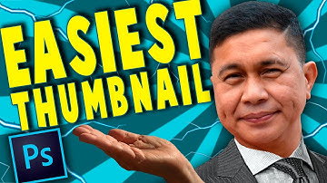 HOW TO MAKE THE EASIEST THUMBNAIL FOR YOUR YOUTUBE VIDEO (TAGALOG TUTORIAL) (ADOBE PHOTOSHOP).