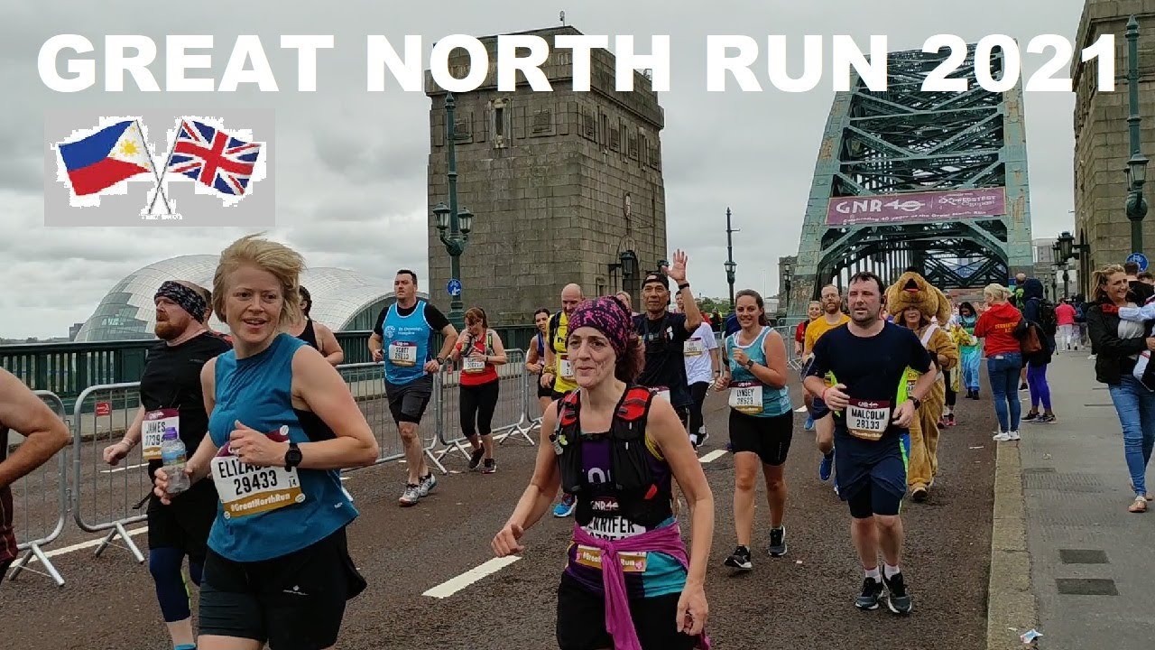 RELIVING GREAT NORTH RUN 2021 -  ROUTE ALTERED AND DID NOT FINISH IN SOUTH SHIELDS  I ASH & RUTH