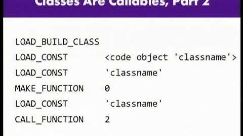 All-Singing All-Dancing Python Bytecode