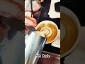 Make tulip latte art for beginners #shorts #trendingshorts #latteart #beginners #coffeelover #trend