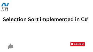 Selection Sort in Data Structure | Selection Sort Algorithm with C# Program