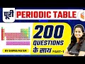 All Competitive Exams | Complete Periodic Table by Shipra Ma'am | 200 Questions (Part-1)