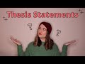 Understanding Thesis Statements